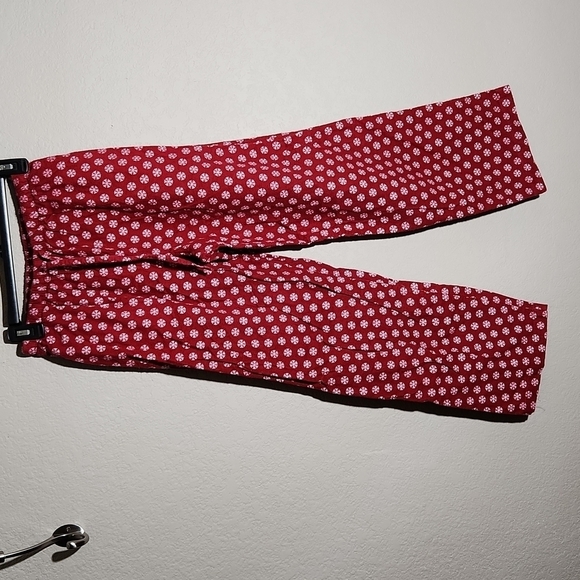 PB Basic Christmas Pajama Pants Small Red White - Picture 1 of 11